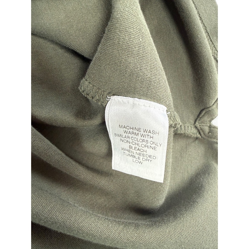 Luster‎ Soft Supima Cotton Long Sleeve Polo Shirt Olive Green Mens 2XT - Picture 4 of 8
